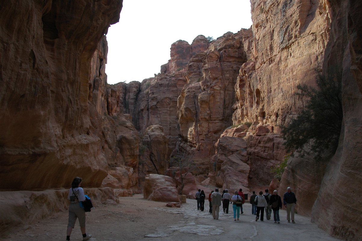 Jordania - kanion Sik